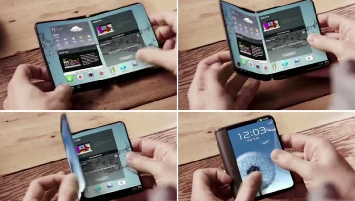 В 2017 году Samsung представит смартфон с раскладывающимся экраном